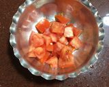 A picture of step 2 of Gobhi Matar Curry.
