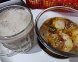 A picture of step 1 of Sambar idli.