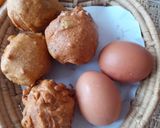 A picture of step 3 of Egg pakora.