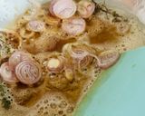 A picture of step 3 of Creamy Spaghetti with Scallops and Wild Garlic.