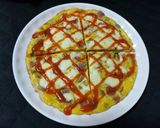 Foto langkah ke 5 dari resep Pizza telur dadar.