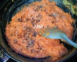 A picture of step 3 of Gajar Halwa.