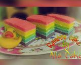 Foto langkah ke 6 dari resep Rainbow Cake (ny.Liem).