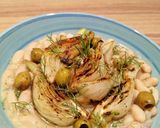 Foto del passaggio 5 della ricetta Finocchi abbrustoliti con fagioli aromatizzati🥦🍋🥫