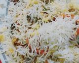 A picture of step 6 of Chicken biryani.