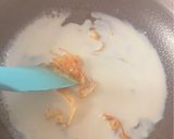 A picture of step 3 of Caramel Peda.