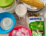 Foto langkah ke 1 dari resep Corn Milk Creamy Matcha.