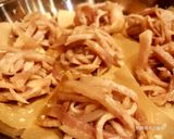 A picture of step 8 of Chewy Taro Shredded Cake.
