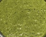 A picture of step 2 of Spinach Khaman Dhokla.