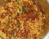 A picture of step 5 of Chicken semi dum biryani.