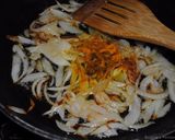 A picture of step 3 of Persian prune stew with chicken.
