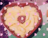 Foto del passaggio 5 della ricetta Cuore di mele con crumble rosa di mandorle 🍎🍋🍊🥧👩‍❤️‍👨🍾🥂💝