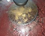 A picture of step 2 of Left over chocolate biscuits brownie.