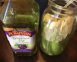 A picture of step 1 of California Farm Lemon Grass Oil Confit.