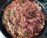 Foto del paso 5 de la receta: Tortilla zapallito, repollo y más