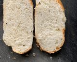 A picture of step 1 of Omelette Bread.