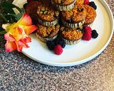 Áfonyás zab muffin recept fázis 4 fotója