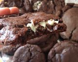 Pas rețetă Triple chocolate biscuits// biscuiți cu ciocolată 6 fotografie