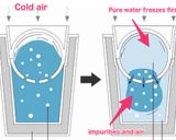 A picture of step 2 of How to make crystal clear ice with rose shape, round or any shapes!.