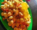 A picture of step 4 of Makhana Chaat.