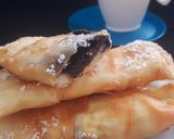 Foto langkah ke 5 dari resep Pisang coklat goreng kulit pangsit.