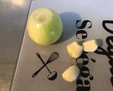 Une image de l'étape 3 de Haricots azuki aux tomates roses, coriandre et punjabi pachranga.