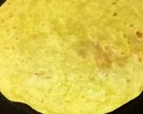 A picture of step 7 of Puran Poli.
