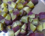 A picture of step 2 of Farali sweet potato.