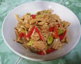 Foto langkah ke 4 dari resep Oseng Jamur Pete Pedas.