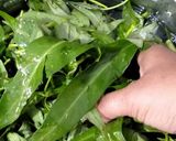 Foto langkah ke 1 dari resep Tumis kangkung telur puyuh dan sambel terasi mentah.