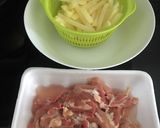 Foto langkah ke 1 dari resep Chicken French fries teriyaki.