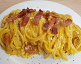 A picture of step 10 of Carbonara.