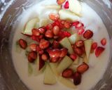 A picture of step 2 of Falahari Fruit Raita.