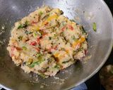 A picture of step 5 of Chawo Chawo Bhath.