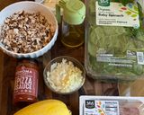 A picture of step 1 of High Protein Low Carb Spaghetti Squash!.