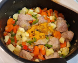 Foto del paso 5 de la receta: Solomillo de cerdo guisado con verduras y especias