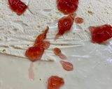 A picture of step 6 of Festive Cheesecake with Kourabiedes and Rose Water!.