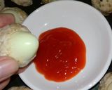 Hình bước làm 5 của món Trứng Cút Bọc Tôm Thịt Hấp