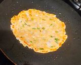 A picture of step 5 of Besan veggi Cheela.