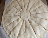 Foto del paso 5 de la receta: Tarta estrella de lacón y pato a la naranja