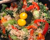 Mozzarella & veggie egg fried rice recipe step 5 photo