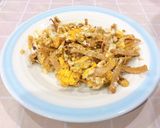 รูปขั้นตอนการทำที่ 5 ของ ปลาหมึกแห้งผัดไข่