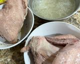A picture of step 1 of Chicken pot pasta.