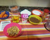Foto del paso 1 de la receta: Bizcochitos de cacao, zanahoria y nueces