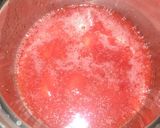A picture of step 3 of Strawberry syrup.