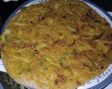 A picture of step 5 of Baisan Wali missi Roti with fries.