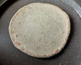 A picture of step 2 of Pearl millet flour garlic - cheesy rotla.