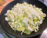 Une image de l'étape 8 de Gratin de Pommes de Terre aux Poireaux et Saumon.