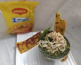 A picture of step 8 of Mustard Green Maggi.