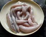 A picture of step 1 of Crispy bombil fish fry.